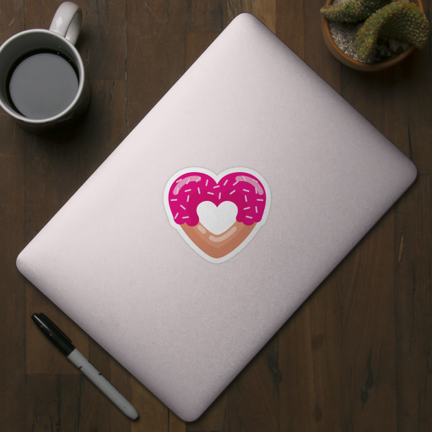 Heart donut by Nevervand